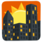 Sunset emoji on Messenger